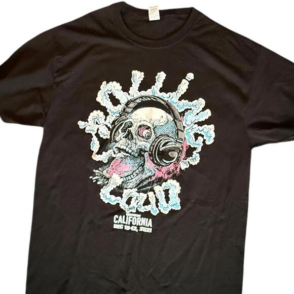 Fruit of the Loom Rolling Loud California 2023 Graphic Band Tee Black Sz L - Picture 1 of 6